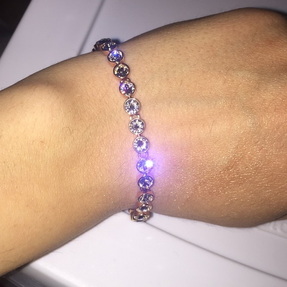 Swarovski Rose gold tennis bracelet Swarovski Rose gold tennis bracelet